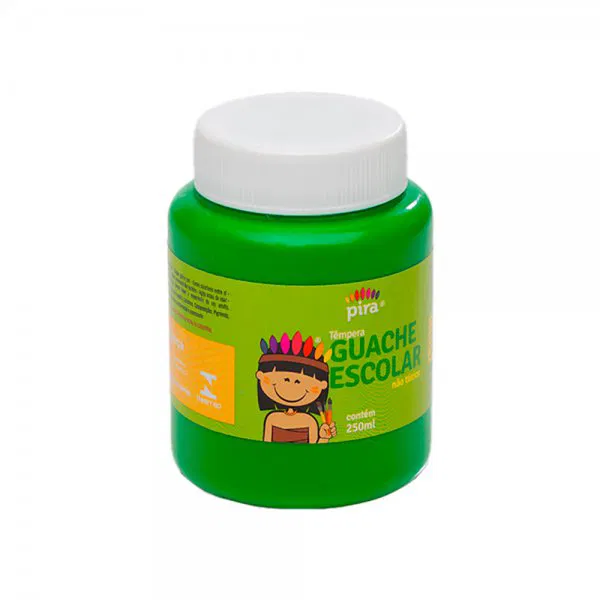 TINTA GUACHE 250ML PIRATININGA VERDE ESCURO