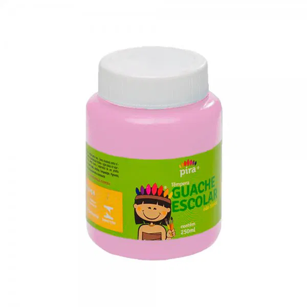 TINTA GUACHE 250ML PIRATININGA ROSA