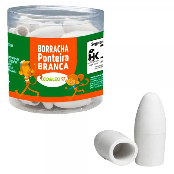 BORRACHA LEONORA PONTEIRA BRANCA