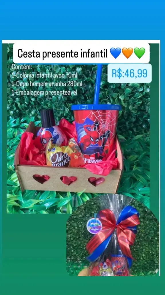 Cesta Presente Infantil – Ref. 046