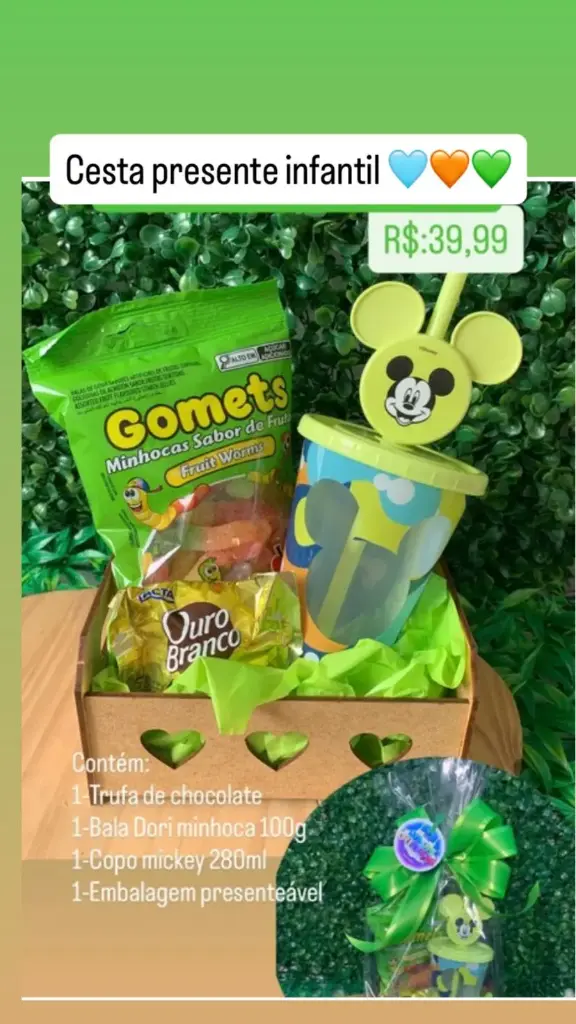 Cesta Presente Infantil – Ref. 047