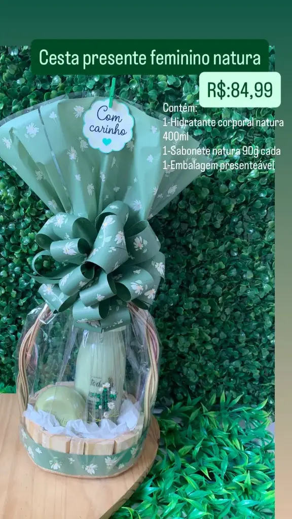 Cesta Presente Feminina – Ref. 0113