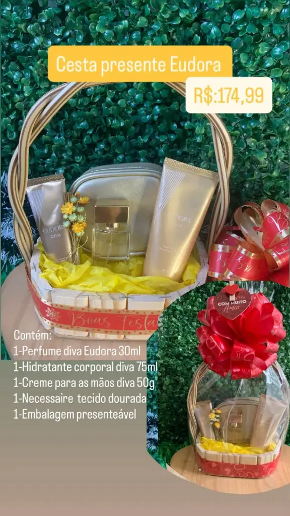 Cesta Presente Feminina – Ref. 01572
