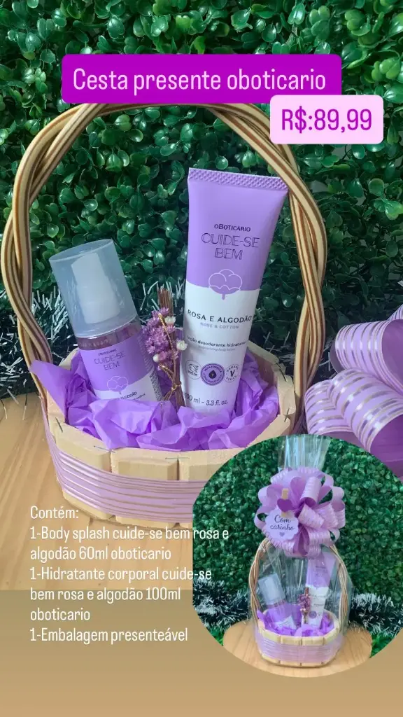 Cesta Presente Feminina – Ref. 01571