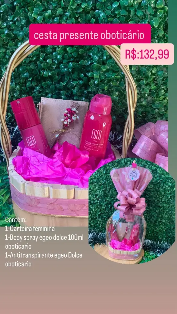 Cesta Presente Feminina – Ref. 01585