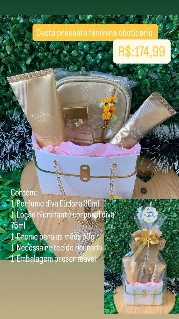 Cesta Presente Feminina – Ref. 01563