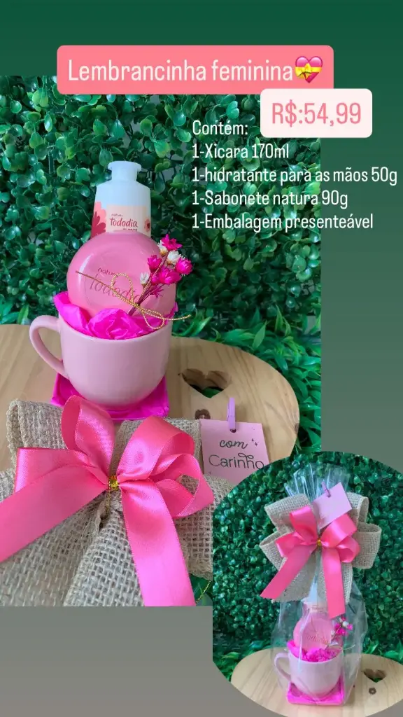 Cesta Presente Feminina – Ref. 04