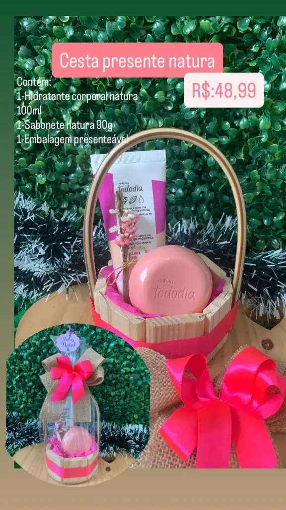 Cesta Presente Feminina – Ref. 04