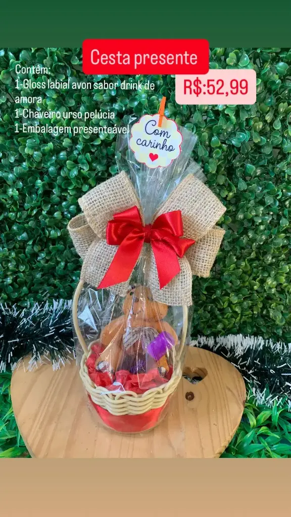 Cesta Presente Feminina – Ref. 034
