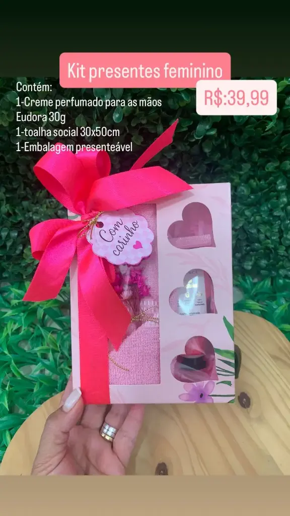 Cesta Presente Feminina – Ref. 0115