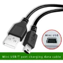Cabo Usb V3 Para Carregar Controle De Ps3 Com 2 Metros