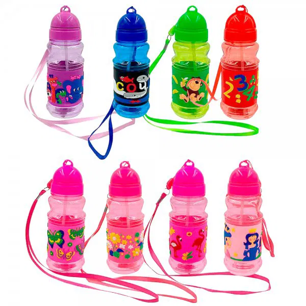 GARRAFA PLÁSTICA INTER INFANTIL 380ML HG80393