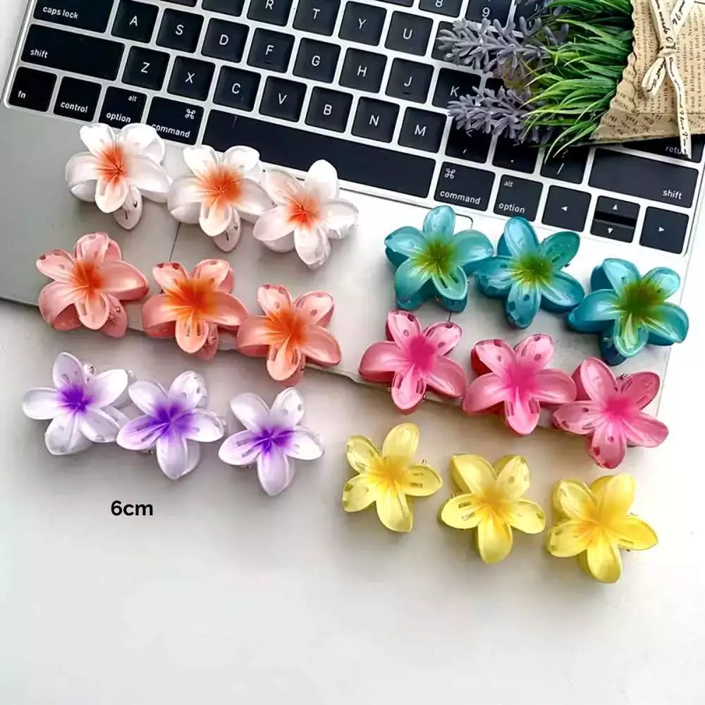 Grampos/Piranhas de Cabelo Flor 6cm