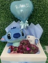 Cesta Stitch com Caneca e Trufas