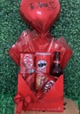 Cesta Masculina Copo Chop Budweiser e Pringles (Sob Encomenda)