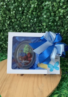 Kit Infantil Avengers com Saboneteira