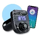 Carregador Receptor Transmissor Veicular Fm Bluetooth ( X8 )