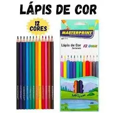 [lápis cor] Lapis de Cor 12 Cores Masterprint