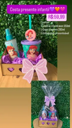 [035] Cesta Presente Infantil – Ref. 035