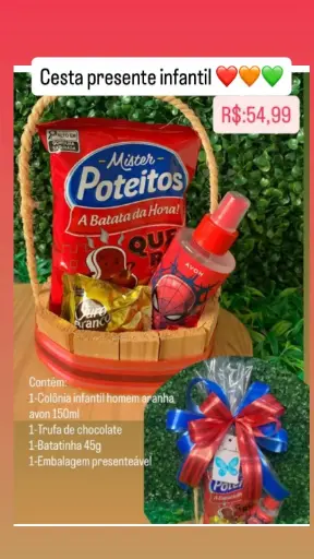 [043] Cesta Presente Infantil – Ref. 043