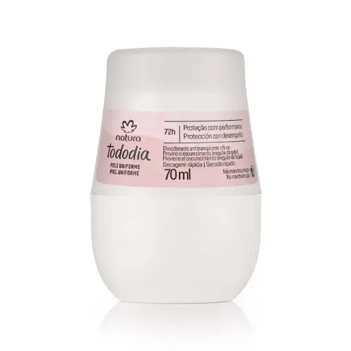 Desodorante Antitranspirante Roll-on Tododia Pele Uniforme