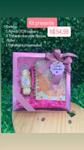 [0073] Cesta Presente Feminina – Ref. 0073