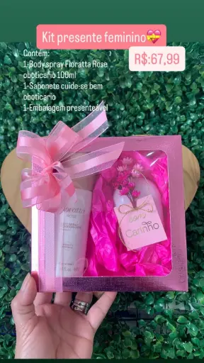 [014] Cesta Presente Feminina – Ref. 014