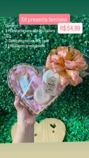 [038] Cesta Presente Feminina – Ref. 038