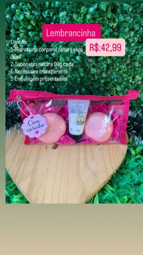 [01597] Cesta Presente Feminina – Ref. 01597