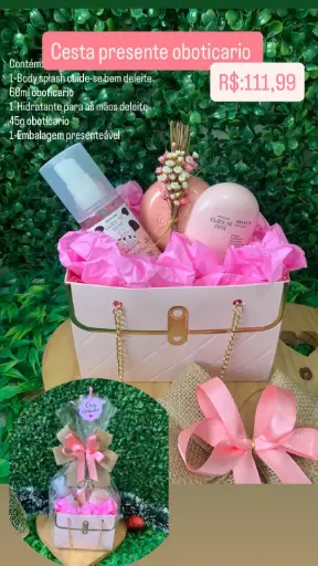 [0144] Cesta Presente Feminina – Ref. 0144