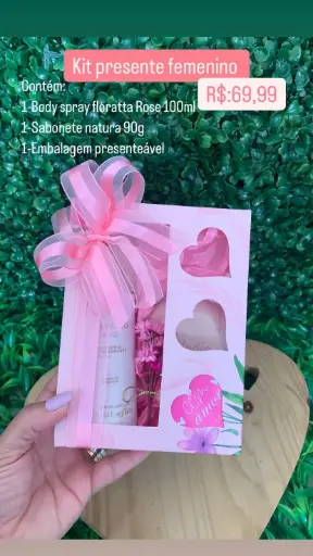 [013] Cesta Presente Feminina – Ref. 013