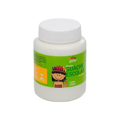 TINTA GUACHE 250ML PIRATININGA BRANCO