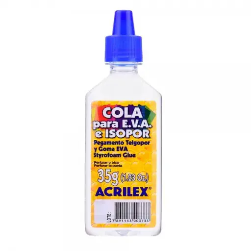 COLA EVA E ISOPOR 35G ACRILEX C/12