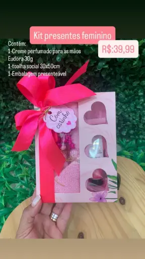 [028] Cesta Presente Feminina – Ref. 028