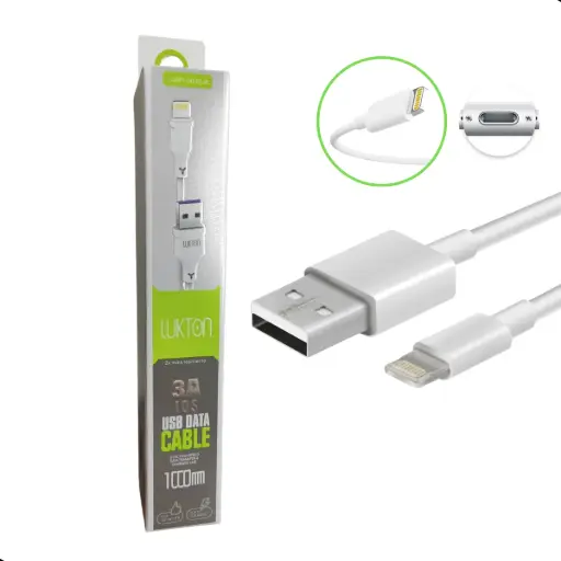 Cabo Usb Tipo Iphone 3a Ios 2m Lukton
