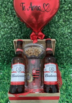 [01579] Cesta Masculina Copo Chop com Cervejas (Sob Encomenda)